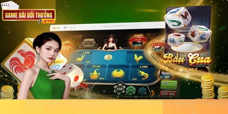 Game bầu cua phong phú cửa cược và mức cược